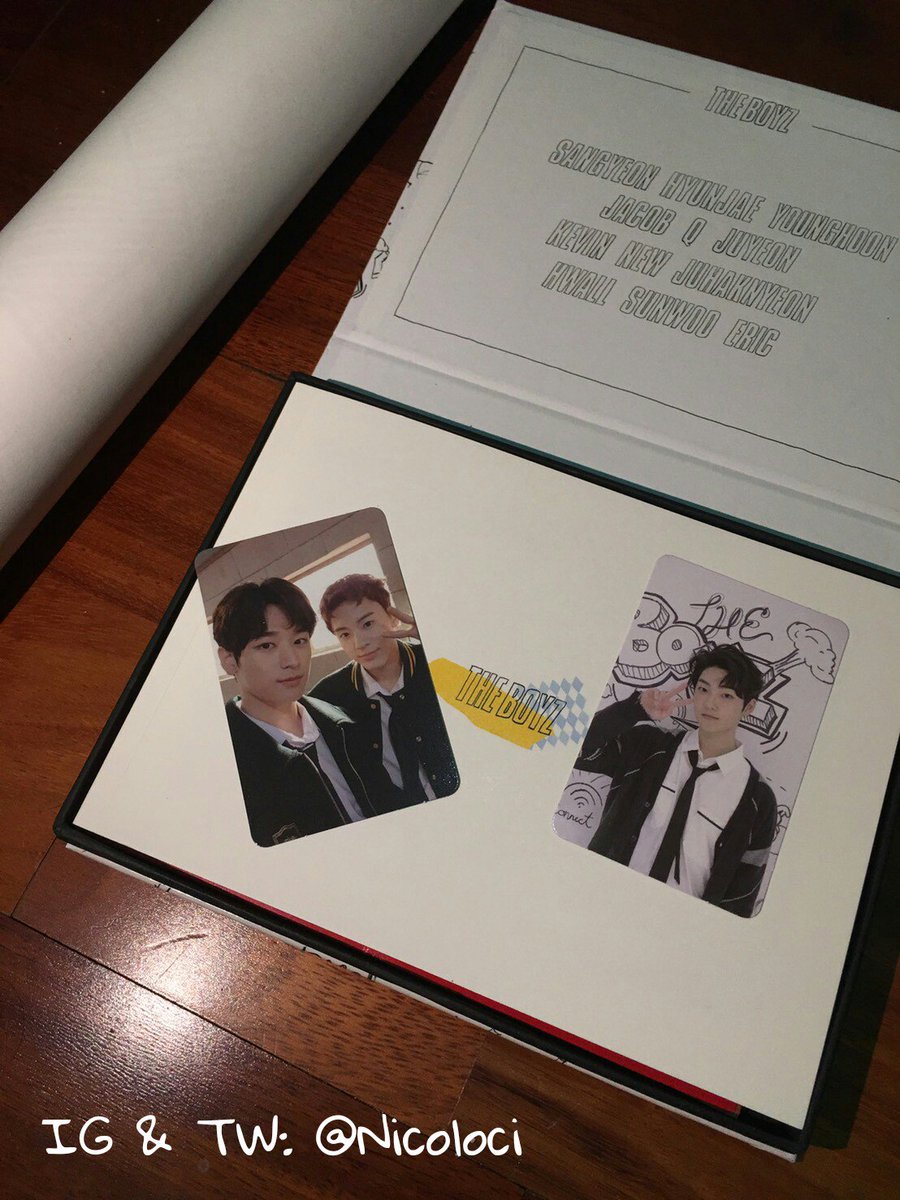 Nicoloci's tweet photo. [Want to Trade]
Album: The Boyz - 1st Mini Album (Live Version)

Have:
PC Juyeon/Eric unit (not tradeable)
PC Kevin

Want:
PC Hwall or PC Juyeon

Location: Indonesia (INA)

@THEBOYZTRADE https://t.co/4MGlt6y33Z