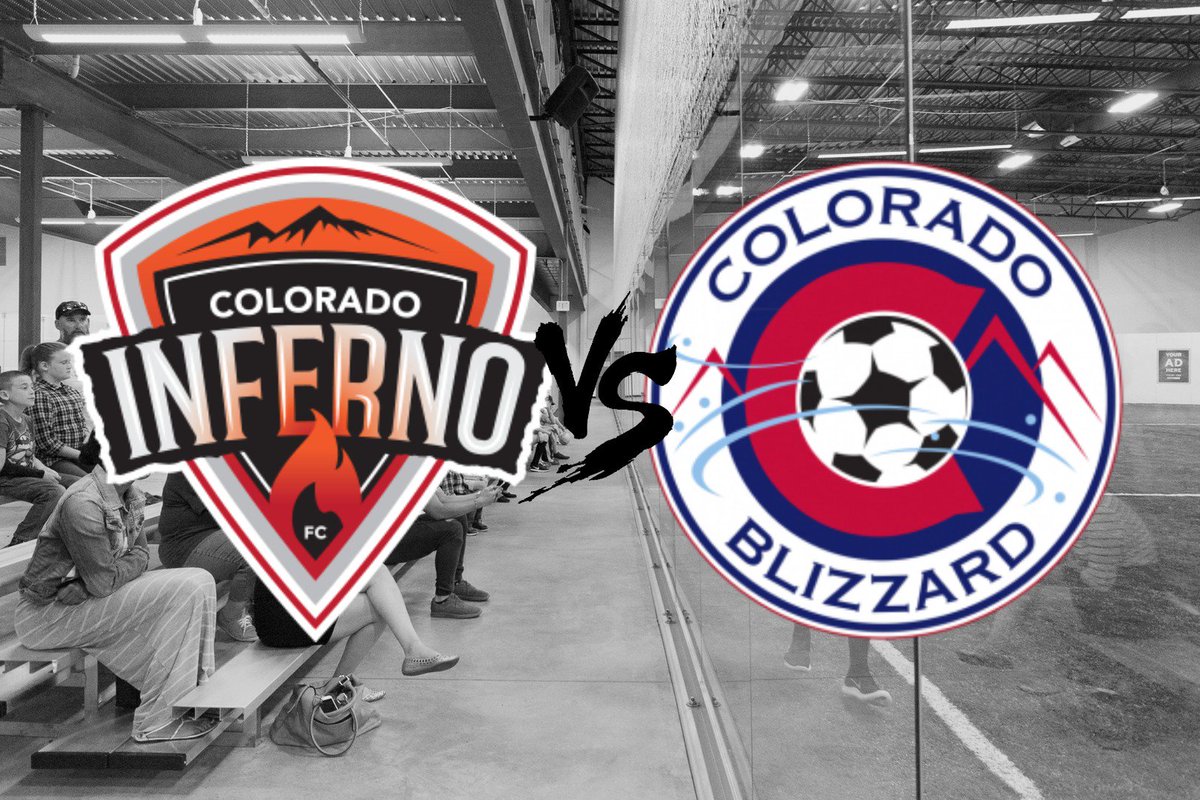 soccerhauscos's tweet photo. Colorado Inferno F.C. vs Colorado Blizzard
LIVE @ SoccerHaus 
Friday January 19th 
Doors @ 6:30pm MST | Game @ 7:30pm MST
Adults $10, Military $7, ages 5-12 $5 and Kids 4 and under are FREE | Parking is $5 
Call or come in to reserve your spot @ Upper 90 Tavern!  
#LetsGetFiredUP https://t.co/ZHJUjhpmLu