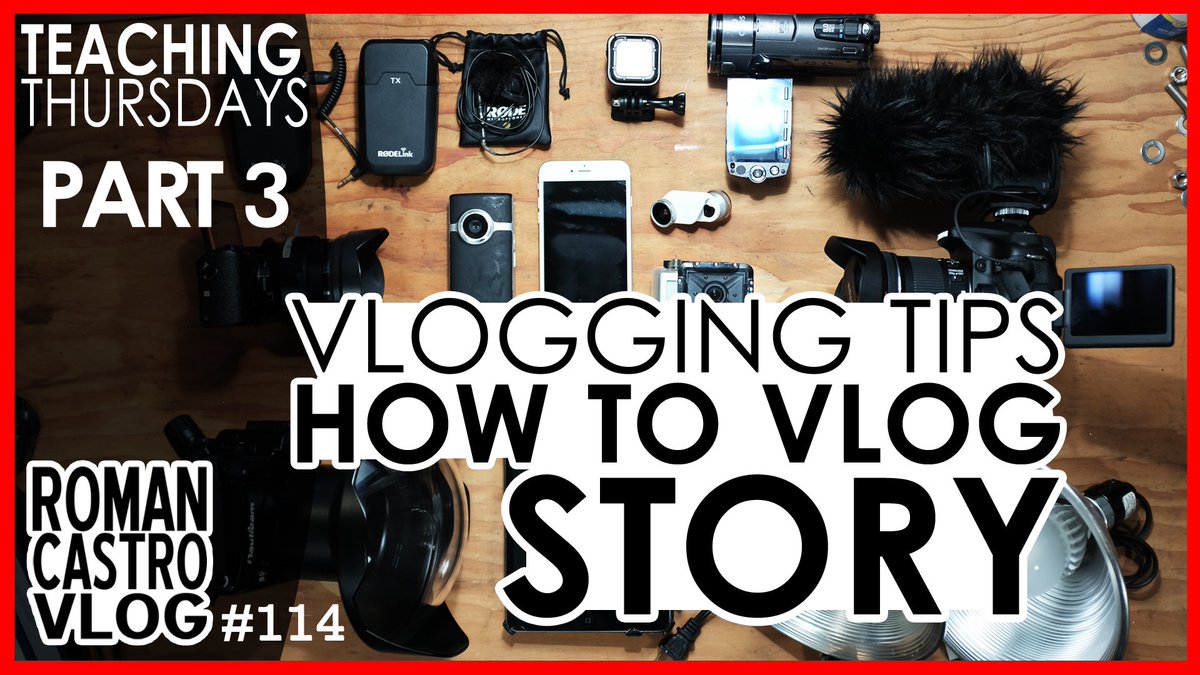 RomanCastro's tweet image. How to Vlog (Vlogging Tips) PART 3 - STORY and STORYTELLING in your Vlogs: RCV #114 youtu.be/62xUb6n8EeA #howtovlog