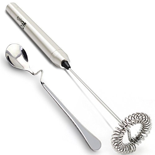 1Easylife H422 Stainless Steel Handheld Electric Milk Frother with Bonus Mix Spoon go4shoping.com/1easylife-h422…