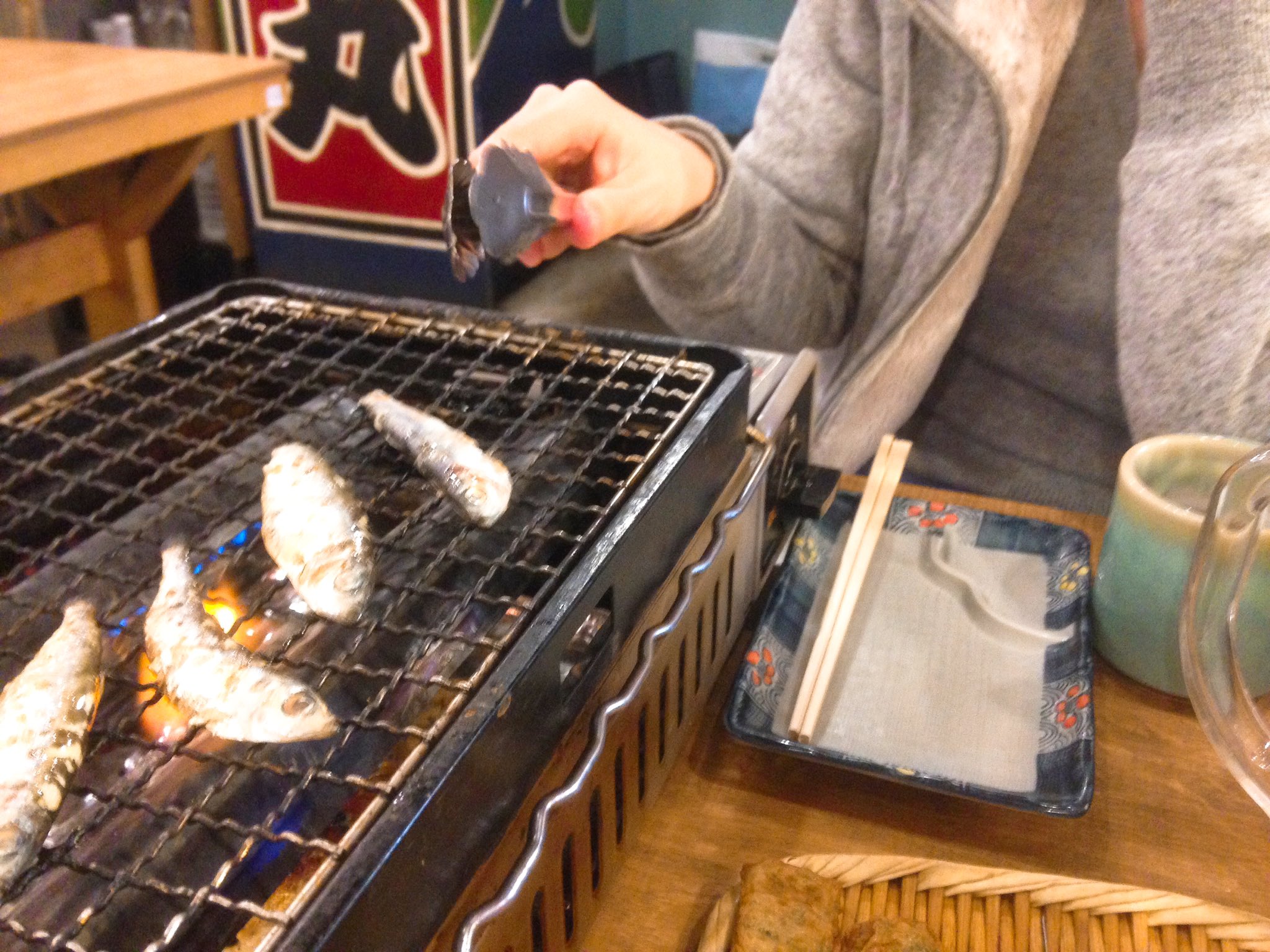 ヌー すっきり さっぱり お通しをいっしょに焼き焼き 忘年会 磯丸水産 T Co 8vmobkr4rb Twitter