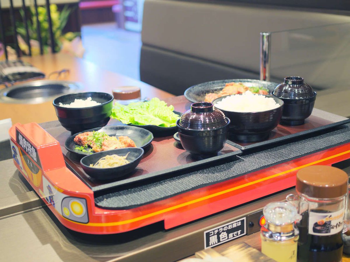 ブログdeバーチャル駅長 阪急電鉄 焼肉が特急列車に乗ってやって来る 焼肉特急 が北大阪初出店 T Co P8thyomjii 百貨店などにある 和匠肉料理 松屋 の系列なのでお肉の質も間違いなし お値段も手頃 石橋 池田 焼肉特急 ランチ
