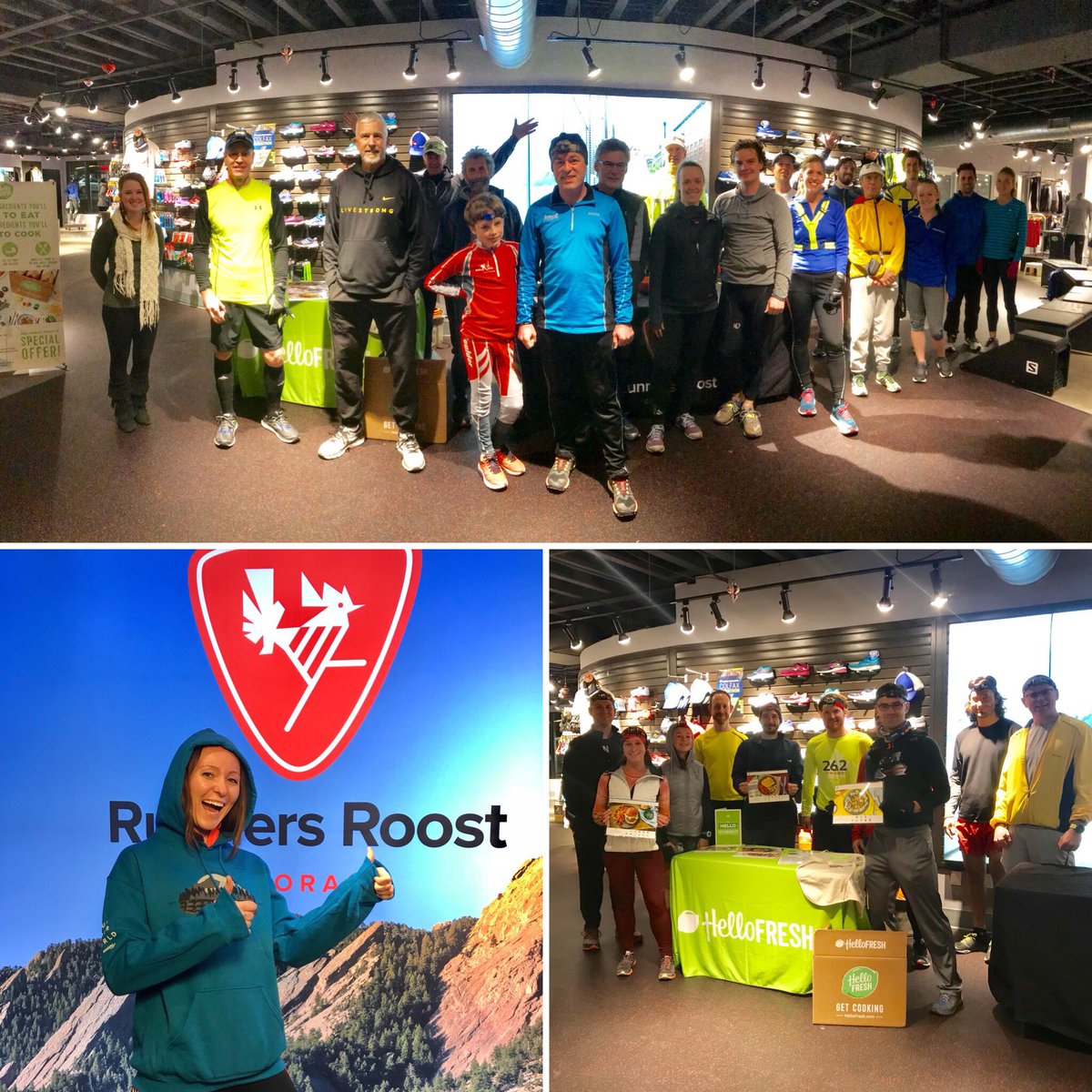 RunnersroostBO's tweet photo. Thanks to @HelloFresh for joining the fun run this evening!  Gusts of wind that could tear the roof off of your home does not stop this group!! https://t.co/RqWbmrZw0A