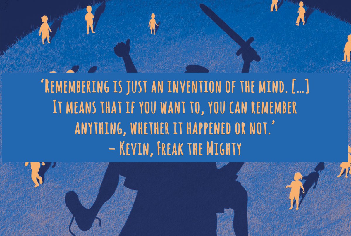 Freak The Mighty Quotes Usborne Community Partnerships On Twitter: "We Love This Quote From  @Rodmanphilbrick's 'Freak The Mighty' About Remembering - It Makes Life  Seem Like Much More Of An Adventure! #Thursdaythoughts #Memories  Https://T.co/Xkovflcidd" / Twitter