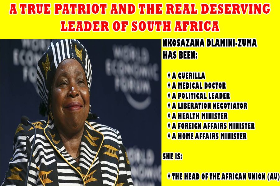 MabizelaMamodi3's tweet photo. #dlaminizuma we support you &amp; we pray for her success in 2019 election. people of SA is always grateful to you for your immense support in #RET &amp; black empowerment. #Respect #womenempowerment https://t.co/mvTuUcRdRy