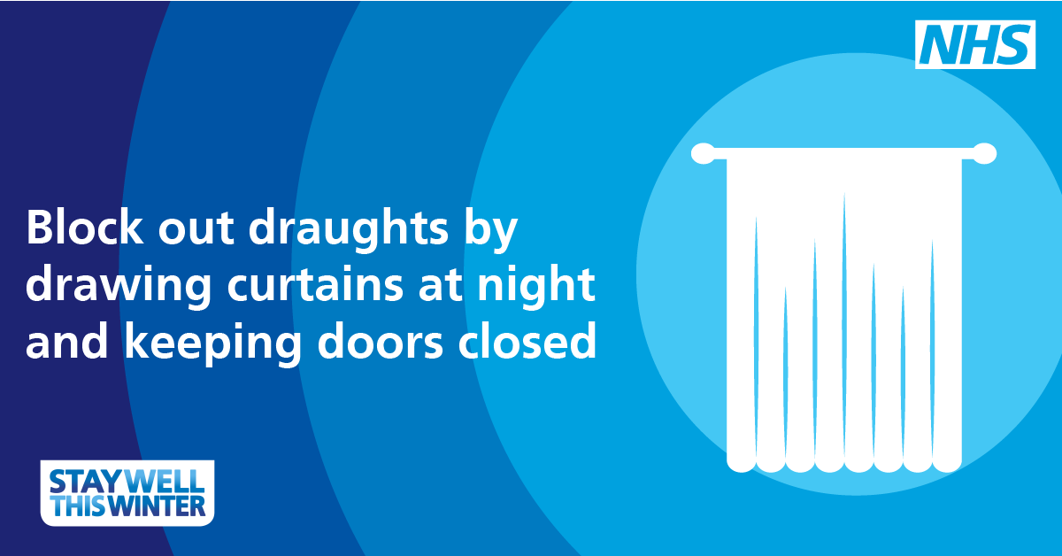 NHS England on Twitter "Keeping curtains closed and tucked behind