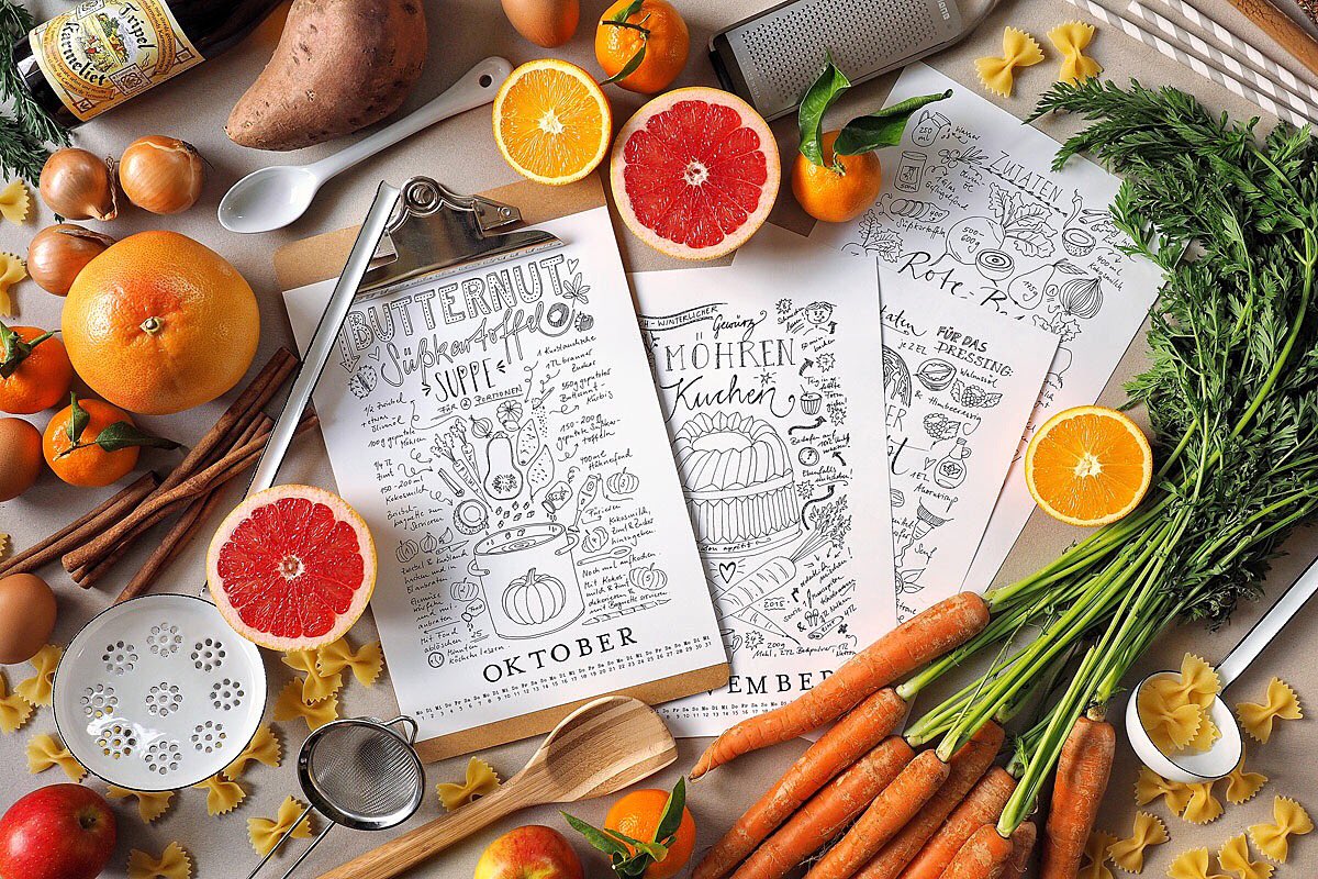 Ich habe Euch ja noch gar nicht beschenkt! Dann wird es aber Zeit. Hier kommt mein neues Kalender-Freebie für 2018: feeistmeinname.de/2017/12/zeit-f… Viel Freude damit ❤️! Und guten Appetit 😋!