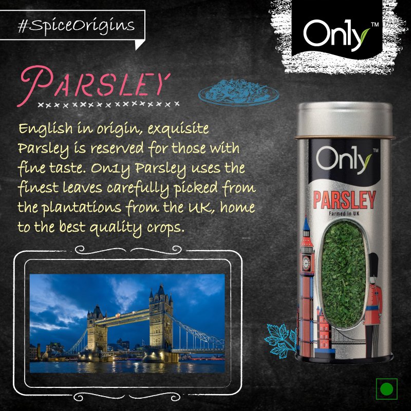 On1yfoods's tweet photo. Take a walk into the UK while you add a dash of these exotic parsley from On1y – the finest quality herb from the best of source #SpiceOrigin https://t.co/9lXAvpKiVG