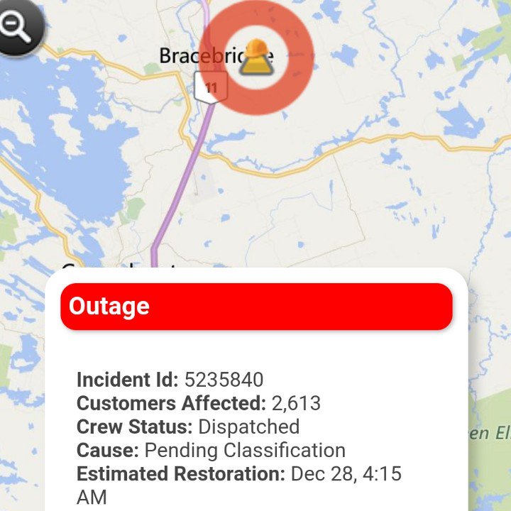 Opp Central Region On Twitter Hydro One Outages App Says 4 15am Let S Hope No Longer Bl