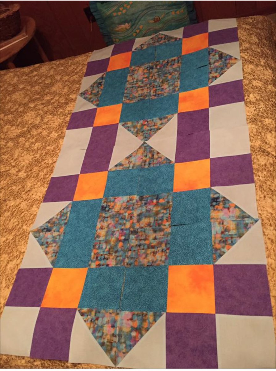 Look at Susan Sanders' contribution!  Love this block and those colors.You go, girl!