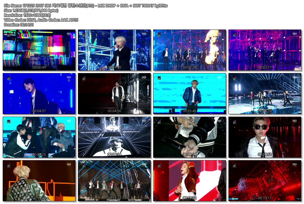 171225 2017 SBS 가요대전 방탄소년단(BTS) - MIC DROP + DNA + NOT TODAY [TS]
sendanywhe.re/IJSA5NFP