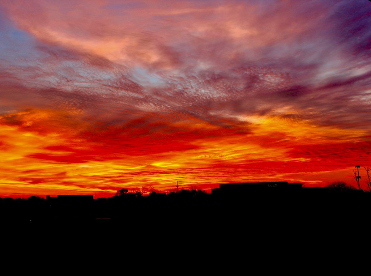 A typical Dallas sunset