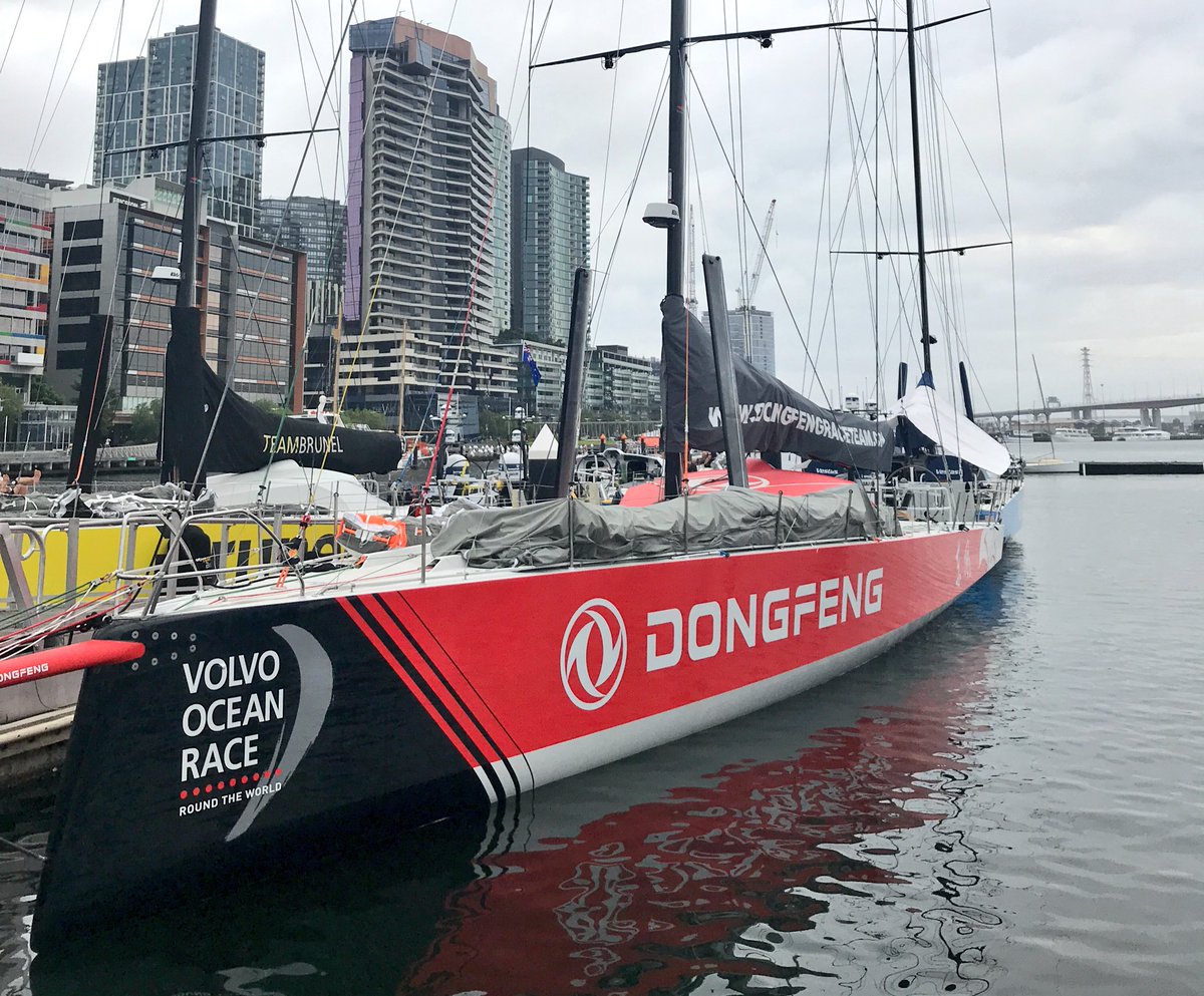 NOMADasaurus's tweet photo. Who is in #Melbourne? Come down to Docklands &amp; see us.... even better, see the awesome yachts that have raced from Capetown in the #VolvoOceanRace. #LetsShowEm #travel #Australia https://t.co/0qay933SrS