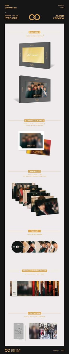 Pls.RT พรี! INFINITE TOP SEED 3RD ALBUM (ไม่รับแบบเลือก มบ.)
⚡ 750 บ.มีนัดรับ ราคานี้ไม่มีเก็บเพิ่ม ส่งปณ.70/100 มีกระบอกโปสให้ 
⚡มีของแถมทุกออเดอร์
⚡กรณีที่สั่งเกิน1บั้มจะคละโปสให้
🔥ปิดรอบ 1/1 🔥 ราคานี้มีรอบเดียวของทุกอย่างได้ครบในรอบพรี 

💕สามารถสั่งได้ทาง DM ค่ะ 💕