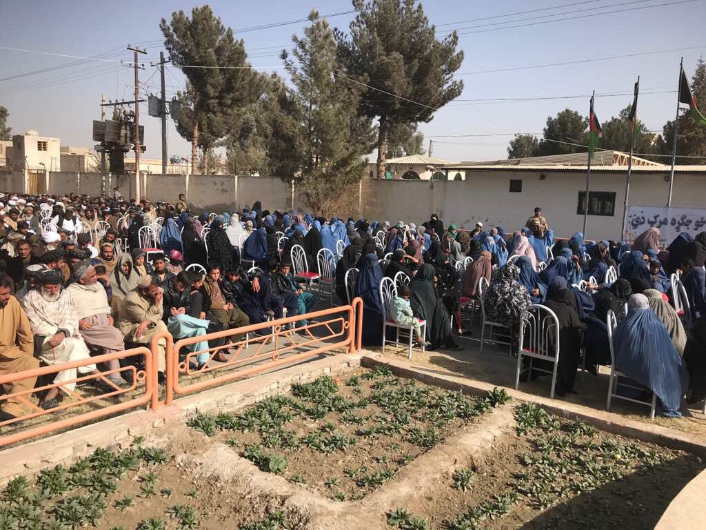 #Helmand: all the people in Helmand province support the peace process and presence of thousands of people in today’s gathering is a strong indication of this support. Helmand governor.