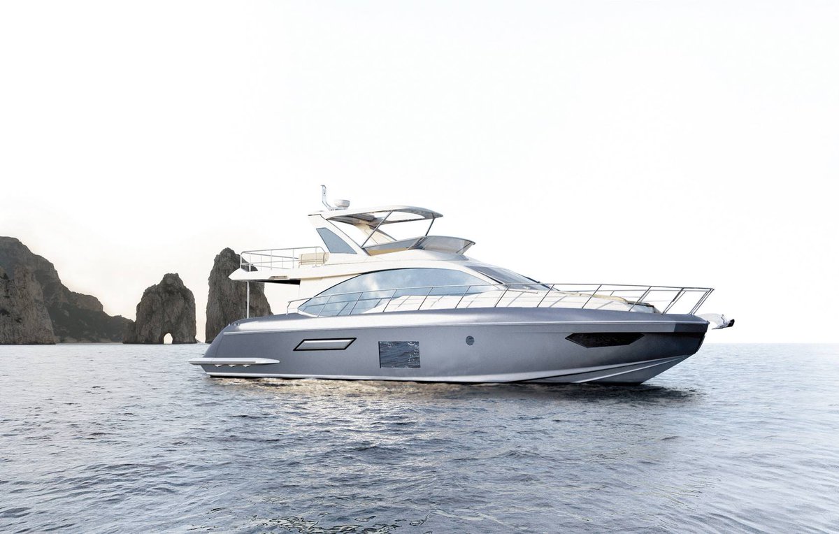 AzimutYachtsHK's tweet photo. Your all New #Azimut55  -  An #oasis of well-being. 

She will make its world debut at the @DusseldorfBoot. Prepare to be enchanted by her chic attitude!

Born for a #challenge: desire to combine a silhouette defined by sleek and dynamic lines, with a warm, cosy alcove inside. https://t.co/tBZ2RQFo9x