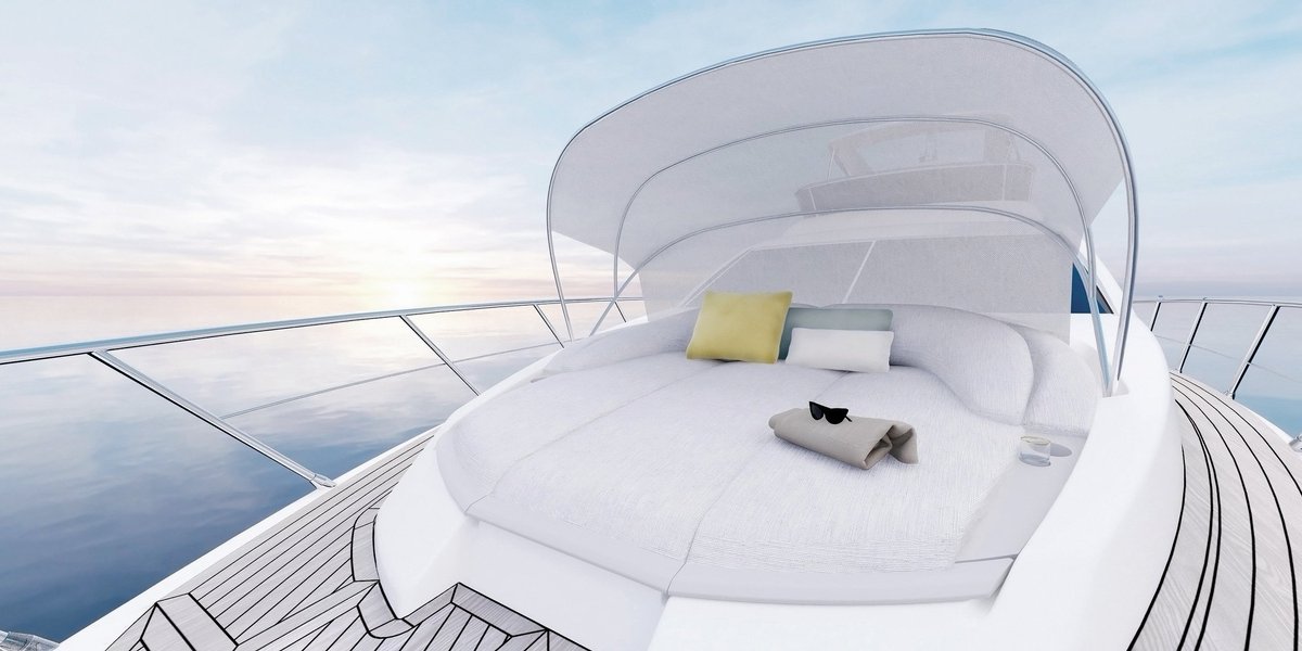 AzimutYachtsHK's tweet photo. Your all New #Azimut55  -  An #oasis of well-being. 

She will make its world debut at the @DusseldorfBoot. Prepare to be enchanted by her chic attitude!

Born for a #challenge: desire to combine a silhouette defined by sleek and dynamic lines, with a warm, cosy alcove inside. https://t.co/tBZ2RQFo9x