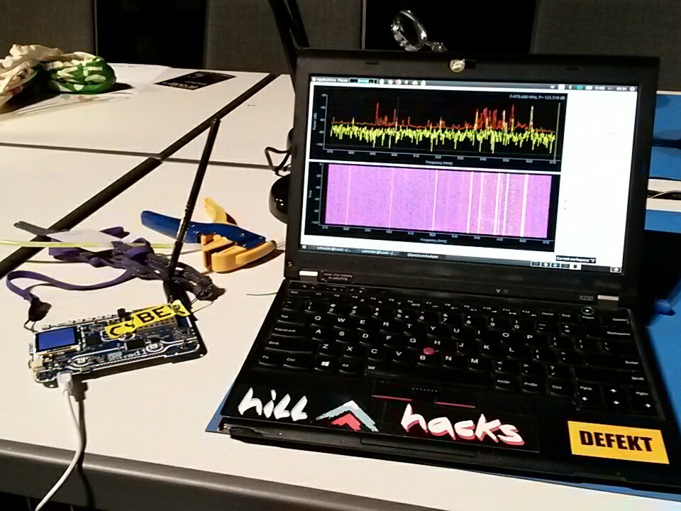 schneider - @schne1der_@eldritch.cafe (@schne1der_) on Twitter photo Preparing my lightning talk today at 12:20: High Speed Frequency Sweeping with the <a href="/rad1obadge/">rad1obadge</a> Preparing my lightning talk today at 12:20: High Speed Frequency Sweeping with the <a href="/rad1obadge/">rad1obadge</a>