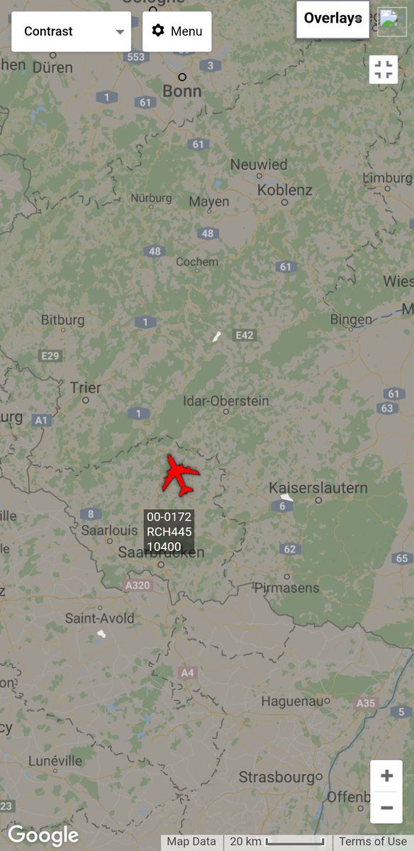 Andy007_SR_A's tweet photo. #USAF 🇺🇸 00-0172 #RCH445 
C-17A Globemaster III from 97th Air Mobility Wing, Altus AFB

Airborne from Ramstein AFB 

#SRAirband #potn @planesonthenet https://t.co/aqawbQ9KcO