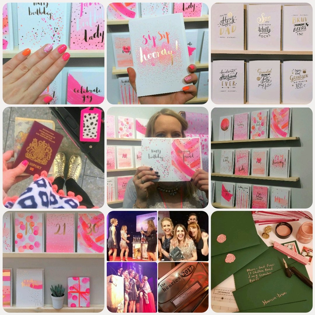 annaprice345's tweet photo. Funnily enough, this year's #bestnine is dominated by work and neon pink! Glad to see a passport shot making the grid as it has also been the year of amazing travel adventures! Thanks for all the ๐ #bestnine2017 #2017bestnine #2017 #hotchpotchlondon #helloneon #neon #neonink https://t.co/ujNGo9I0k2