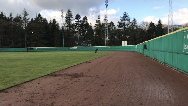 Beautiful day for catch ball as they say in Japan. Guess where this baseball field is? #playingcatch #baseball