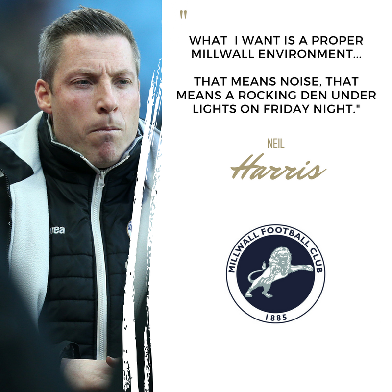 MillwallFC's tweet photo. The boss wants an electric atmosphere tomorrow night β‘β‘
#Millwall π¦ https://t.co/fuUW02XTLW
