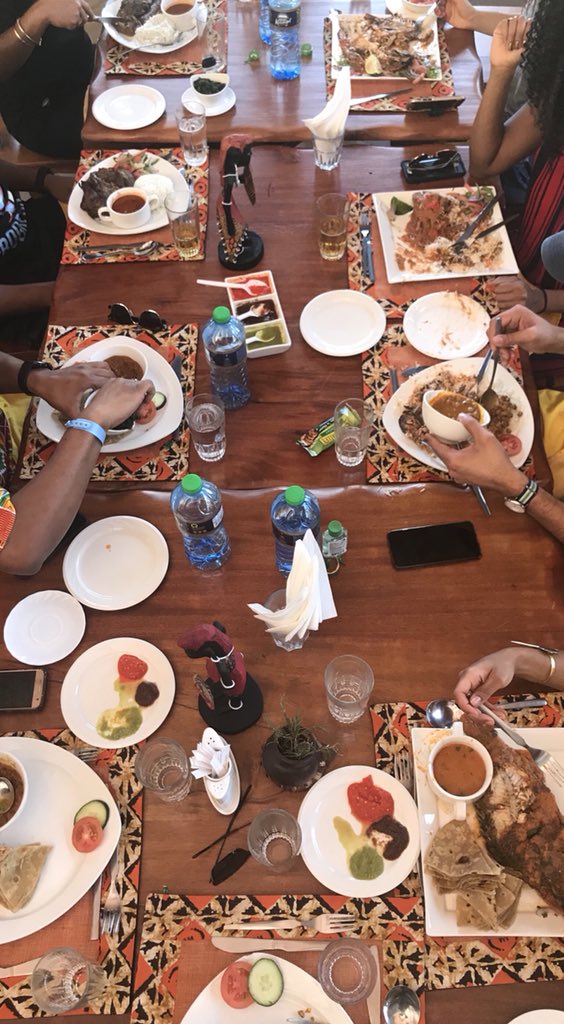 jazadelphia's tweet photo. Lunch in Nairobi with my woes #IssaVacation https://t.co/xPxim9u9I3