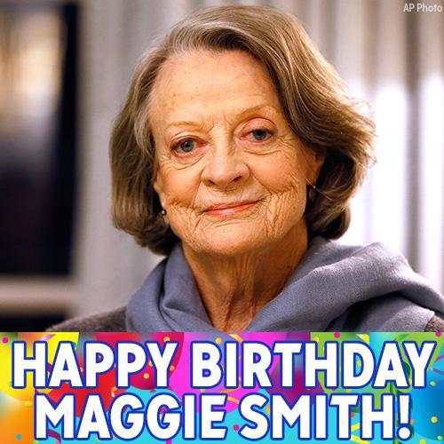 Happy birthday to legendary actress Dame Maggie Smith! 