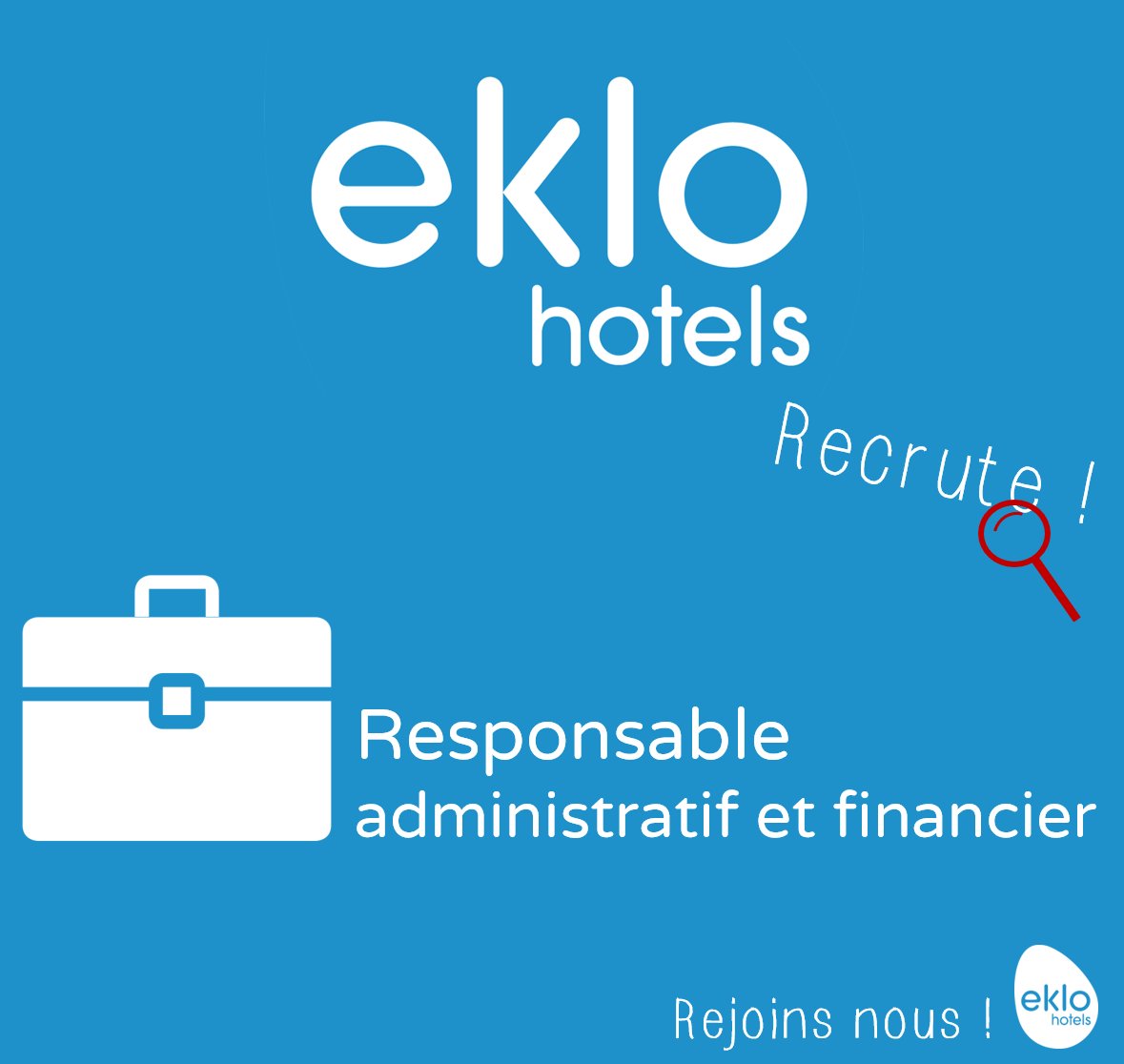 eklohotels's tweet photo. 🔊🔊  Nous recherchons notre futur Responsable administratif et financier 👍💼  À bon entendeur 😉>>> https://t.co/vDRK0f4OEP https://t.co/kkg7uC1pXn