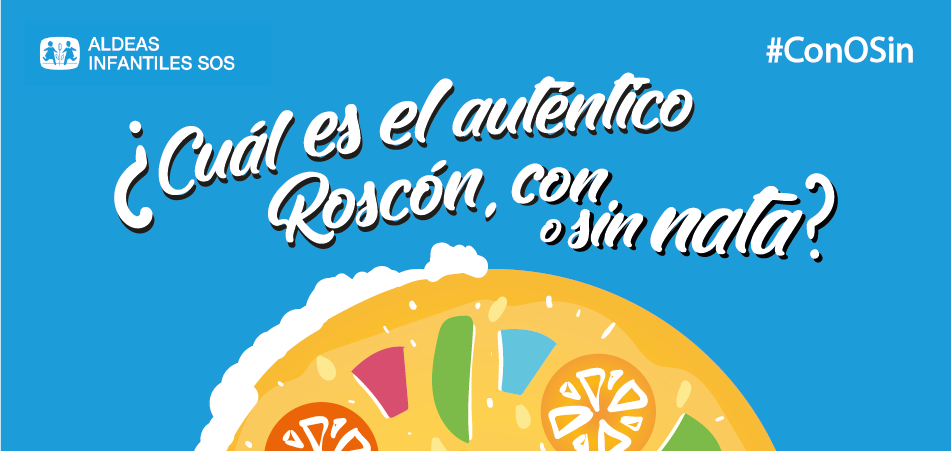 AldeasEspana's tweet photo. Este año hemos querido acabar con el eterno debate de las Navidades. ¿Cuál es el auténtico roscón, CON o SIN nata? https://t.co/B261cEgbRL ¡VOTA! #ConOSin https://t.co/ww50Ic9KoB