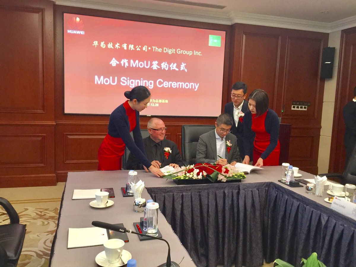 chinafma's tweet photo. TDG signed a collaborative agreement with Huawei, the largest ICT company in the world, today in Shenzhen, China.  Our comprehensive agreement is focused on #SmartCities real estate developments.  America and China joining forces to make the world a better place. https://t.co/2O0Uy3o0Ot