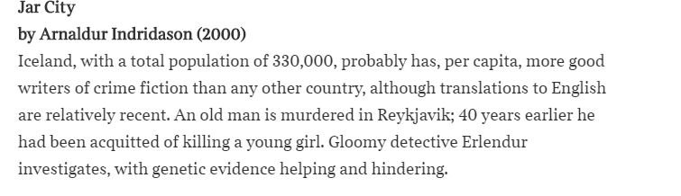 reykjaviklitag's tweet photo. The end of the year calls for a brand new Tweet account for Forlagið Rights @ForlagidRights . 

And #JarCity on a list of The 50 best crime novels!
https://t.co/yqy7OwEfNF
#thetimes #crimenovels #arnaldur #randomhouse #harvilsecker

@ValgerdurB https://t.co/Cw8VMYiu1L