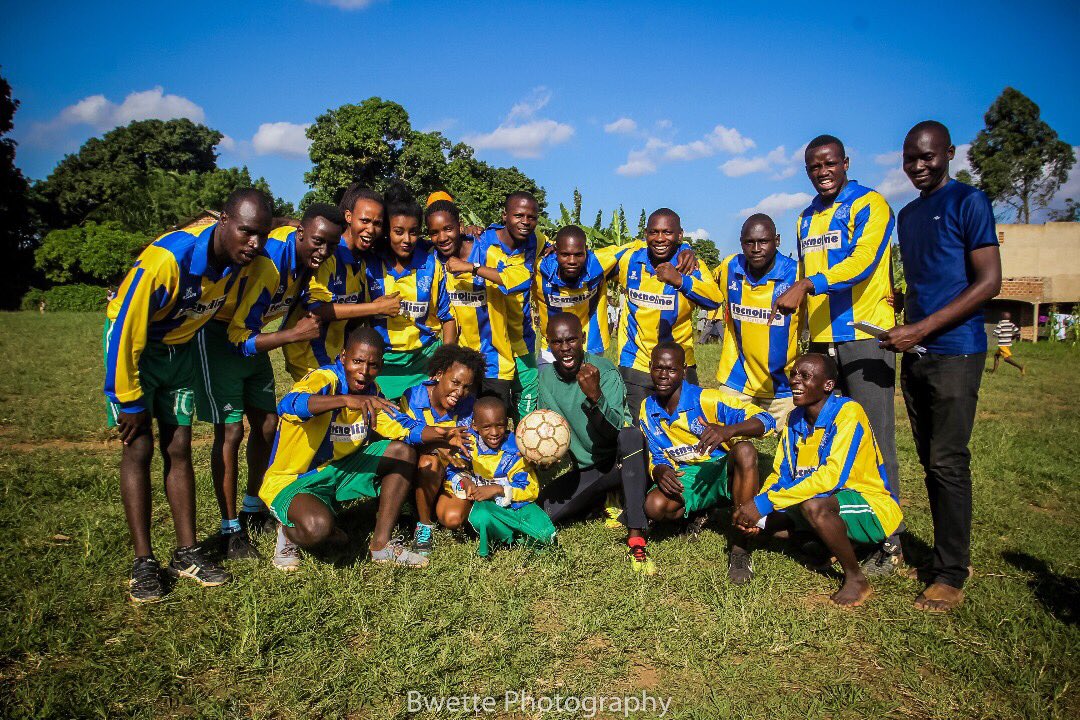 KareraNewton's tweet photo. In football we speak the same language.connecting with the local communities in 2017.
#KF17
@Kafeerofdn @RonaldAngiro https://t.co/JYIQGfSyCM