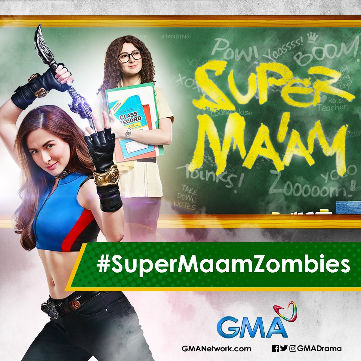 TheGoodTeacher5's tweet photo. Again our official hashtag for tonight is #SuperMaamZombies https://t.co/uEyPxhQYLw