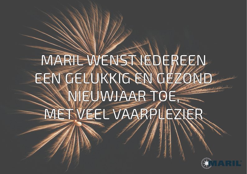 MarilBoats's tweet photo. Maril wenst iedereen een #prachtig2018 #HappyNewYear en een jaar met veel mooie vaardagen https://t.co/Vlu2EsnWWB