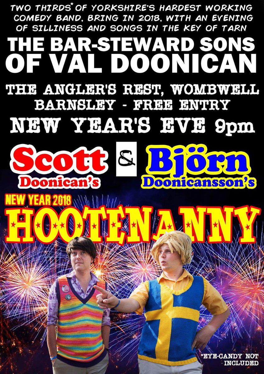 HOOTENANNY, ANYONE?
<a href="/BarnsleyMusic/">Barnsley Music</a> <a href="/BarnsleysHour/">#BarnsleyHour</a> <a href="/barnsleyxmusic/">Barnsley Loves Music</a> <a href="/GeevesBrewTap/">Anglers' Rest</a>