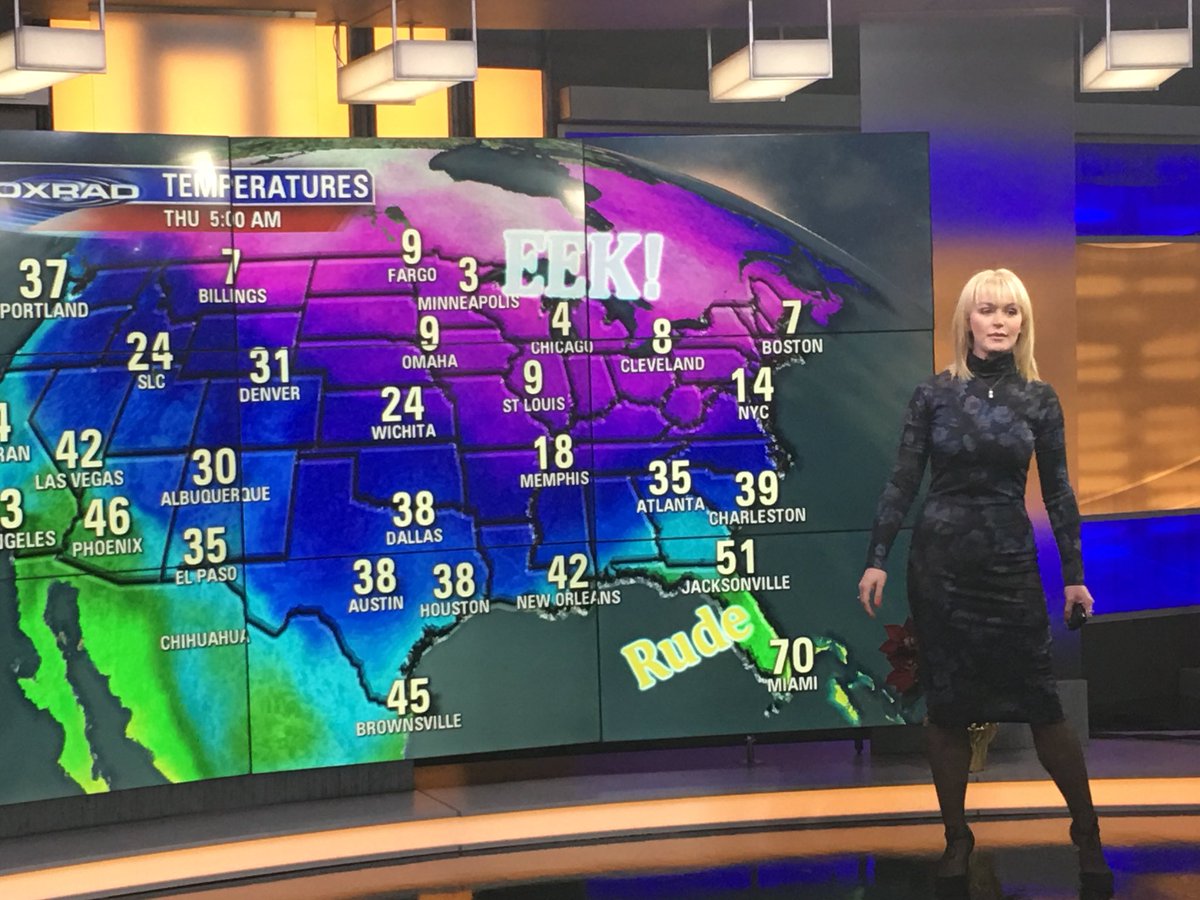 SallyMacFox26's tweet photo. 😂😂😂❄️☀️ Loving the weather graphic @LisaVaughnFox26. #eek #rude @Fox26Houston https://t.co/AMPlUbx12x