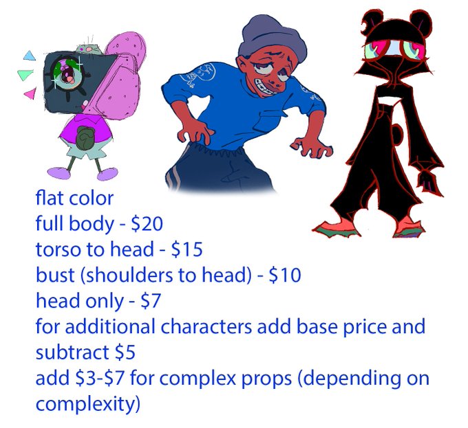 commission prices! #illustration #characterdesign 