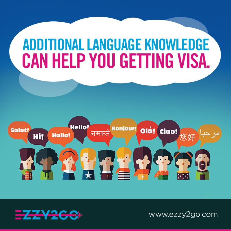 Facing trouble getting a VISA then try learning additional languages, it can help you to pursue your dreams overseas.
We are guide you in more better ways. Offering free Assessment at goo.gl/z73Q5p . #Additionallanguages #Getvisas #Visaonlineapplications #Ezzy2govisa