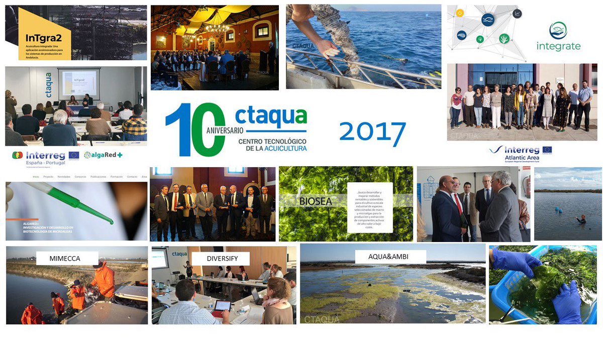 Ctaqua_CT's tweet photo. A punto de finalizar este año donde hemos cumplido 10, con nuevos proyectos, nuevos retos y muchas satisfacciones. Muchas gracias por vuestro apoyo y esperamos nos sigan acompañando en 2018. Os deseamos lo mejor #acuicultura #innovación https://t.co/YFDrJKvpPg