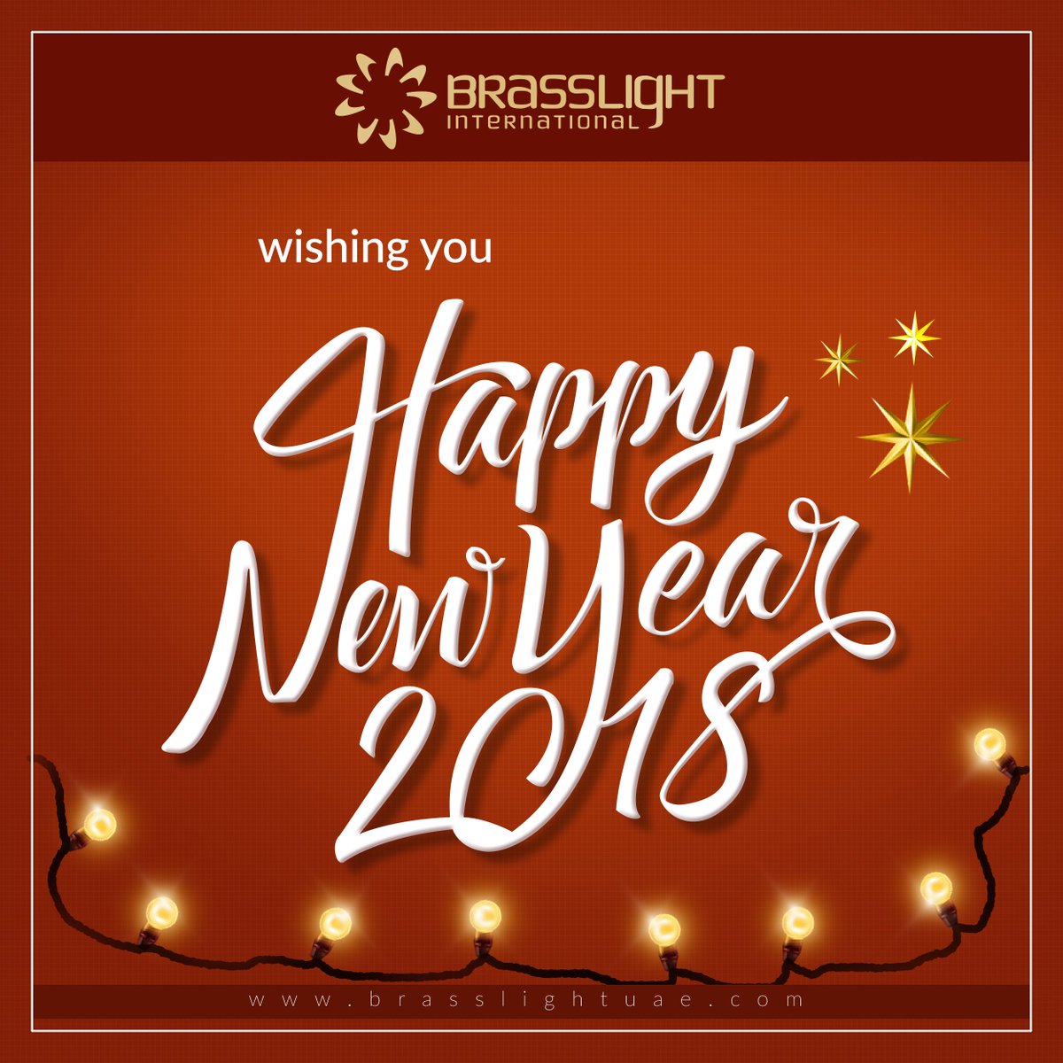 BrasslightIntl's tweet photo. As another glorious new year unfolds, Brasslight International wishes you wonderful and joyous times ahead! Happy New Year 2018!

#NewYear #Brasslight #2018 https://t.co/5uCQV86SqX