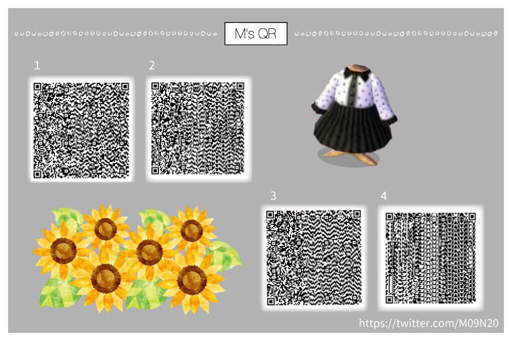 𝘮𝘢𝘴𝘩𝘪𝘳𝘰 こないだのワンピースqrコード化しました 宜しければ着てください とび森 とびだせ どうぶつの森 マイデザイン T Co 9qavezrmvg Twitter