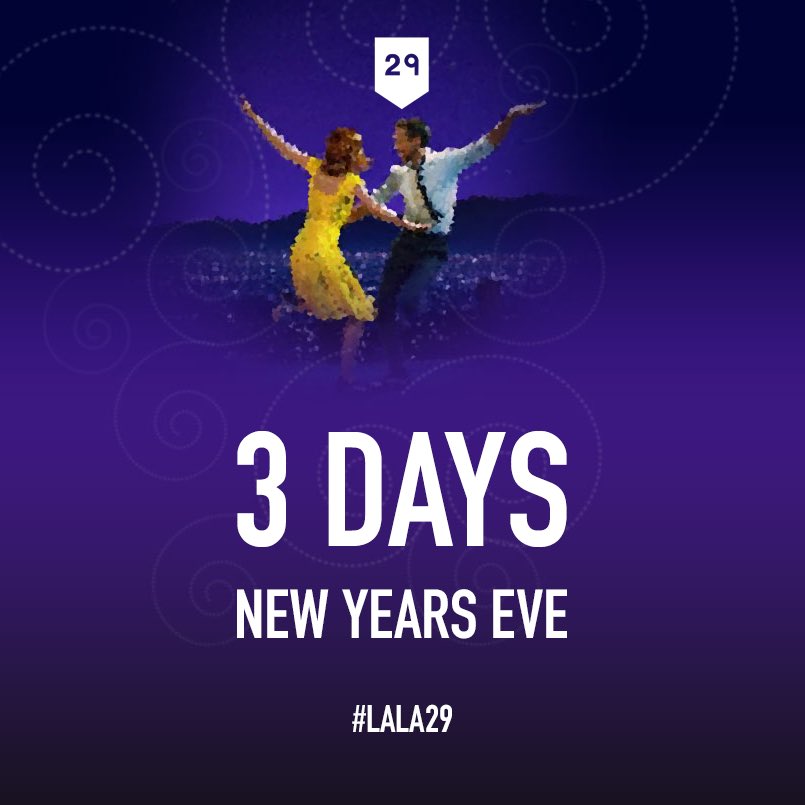29parkplace's tweet photo. Only 3 days to go til our La La Land New Year’s Eve party 🥂

Remember for every ticket purchased you get a free La La Land welcome punch to get your night started off right! 

Live Music. La La Land Dancers. Cocktail Specials 

Get your 🎟>> bookings@29parkplace.com https://t.co/UiDnpdMQrz