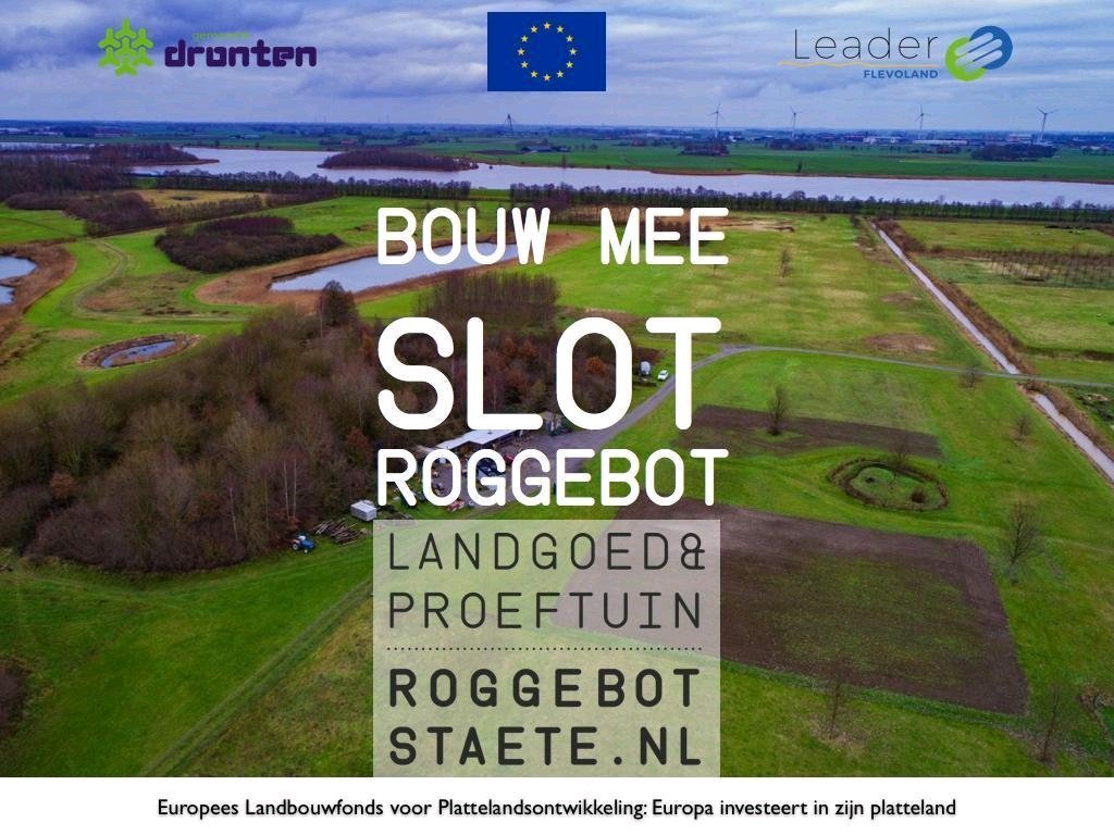 9 maanden bouwen aan Slot Roggebot: werkplaats voor natuurbeleving.

Doe mee aan een van de workshops en leer alles over houtskelet, strobalen, leem stuken, duurzame isolatie en installaties, helofytenfilters en het aanleggen van een natuurdak. 

roggebotstaete.nl/nieuws/bouwmee…