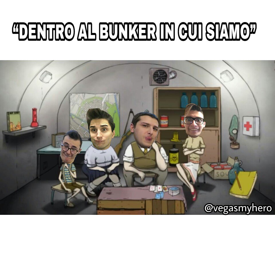 AlessiaLeva7's tweet photo. Ecco come mi immagino il bunker....
#mates36h https://t.co/dDAXaWRVSH