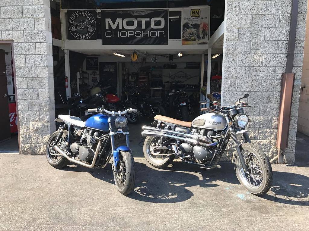 motochopshop's tweet photo. Moto Chop Shop - Your one stop shop for Modern Triumph Twins! We have a huge network of parts suppliers, fabrication services, custom tuning for the track, dealer support, etc!!! Email or Call for more info!!! #motochopshop #modernclassic #triumph #bonnevillebobber #streetsc… https://t.co/3mA5tgnq94