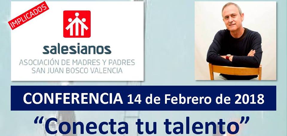 Organizada por AMPAS, el 14 de Febrero a las 17.30 horas tendremos una interesantísima conferencia por parte de D. Antonio Ángel Pérez Ballester con el título “Conecta tu talento”. El autor del libro “Encender las estrellas”.