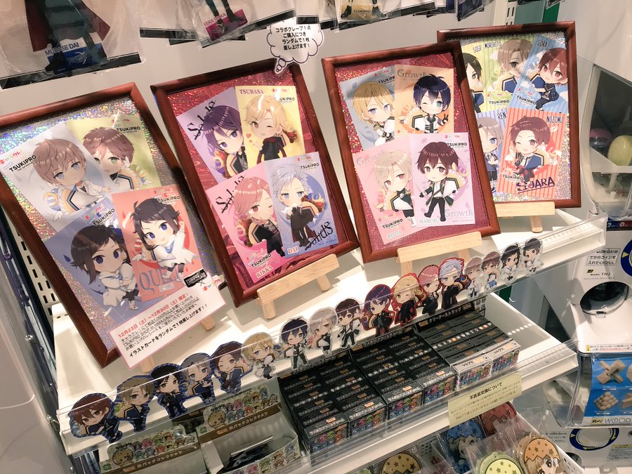 アニメ ツキプロ X キャラクレ 原宿店 2 28までコラボ開催中
