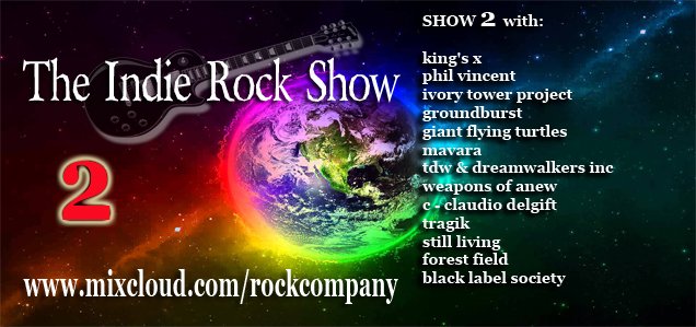 RockCompanyNL's tweet photo. The second edition of The Indie Rock Show #podcast is online now! Follow https://t.co/ZFjNWEFGYA and have a listen to:
#PhilVincent #Delgift #Tragik and many more #rock #prog #indiemusic https://t.co/yMHtrkQ6d2