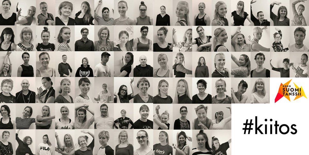 Meidän yli 80 huikeaa tanssinopettajaa on vuoden aikana vienyt tanssia ihan kaikkialle. ❤️ Kiitos myös tanssin aluekeskusverkosto, jota ilman kampanja ei olisi ollut valtakunnallinen ❤️ #suomi100 #tanssi